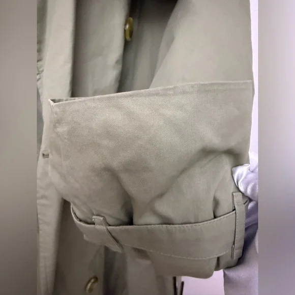 VTG 80’s Burberrys Trench Coat Full Removable Lining Nova Women’s 14 Extra Long - Picture 16 of 16